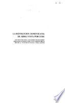 Libro La Revolución dominicana de abril vista por Cuba