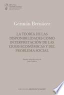 Libro La teoría de las disponibilidades, como interpretación de las crisis económicas y del problema social