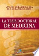 Libro La tesis doctoral en Medicina