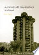 Libro Lecciones de arquitectura moderna