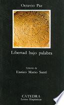 Libro Libertad bajo palabra (1935-1957)