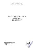 Libro Literatura española medieval