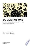 Libro Lo que nos une