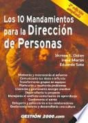 Libro Los 10 mandamientos para la dirección de personas