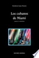 Libro Los cubanos de Miami