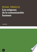 Libro Los orígenes de la comunicación humana