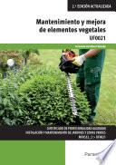 Libro Mantenimiento y mejora de elementos vegetales