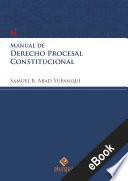 Libro Manual de derecho procesal constitucional