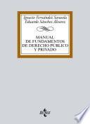 Libro Manual de Fundamentos de Derecho público y privado