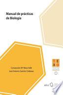 Libro Manual de prácticas de Biología