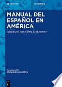 Libro Manual del español en América
