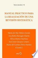 Libro Manual práctico para la realización de una revisión sistemática