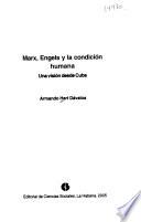 Libro Marx, Engels y la condición humana