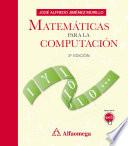 Libro Matemáticas para la Computación