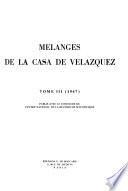 Libro Mélanges de la Casa de Velázquez