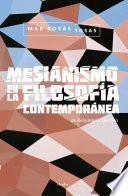 Libro Mesianismo en la filosofía contemporánea