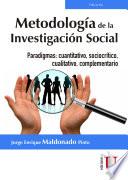 Libro Metodología de la investigación social