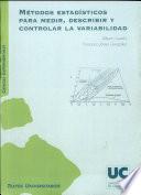 Libro Métodos estadísticos para medir, describir y controlar la variabilidad