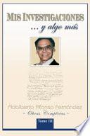 Libro Mis Investigaciones...Y Algo Más