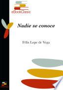 Libro Nadie se conoce (Anotado)