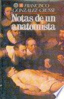 Libro Notas de un Anatomista