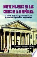 Libro Nueve mujeres en las cortes de la II república