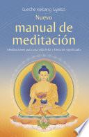 Libro Nuevo manual de meditación