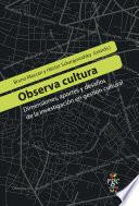 Libro Observa cultura