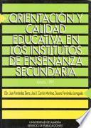 Libro Orientación y calidad educativa en los Institutos de Enseñanza Secundaria