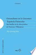 Libro Orientalismo en la Literatura Española Finisecular