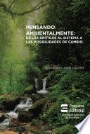 Libro Pensando ambientalmente: de las críticas al sistema de las posibilidades de cambio