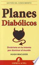 Libro Planes diabólicos