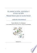 Libro Planificación, gestión y evaluación. Manual básico para la acción social