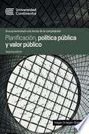 Libro Planificación, política pública y valor público