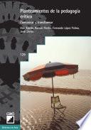 Libro Planteamientos de la pedagogía crítica