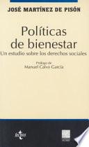 Libro Políticas de bienestar