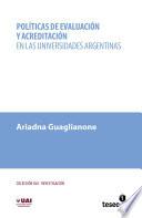 Libro Políticas de evaluación y acreditación en las universidades argentinas