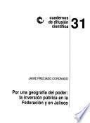 Libro Por una geografía del poder