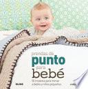 Libro Prendas de punto para bebé