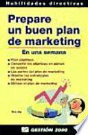 Libro Prepare un buen Plan de Marketing