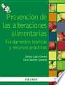 Libro Prevención de las alteraciones alimentarias