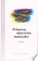 Libro Primeros ejercicios musicales