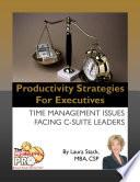 Libro Productivity Strategies for Executives
