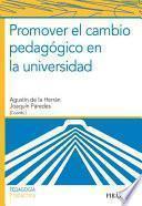 Libro Promover el cambio pedagógico en la universidad