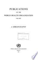 Libro Publications de L'Organisation Mondiale de la Santé