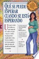 Libro Qu se puede esperar cuando se esta esperando