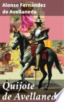 Libro Quijote de Avellaneda