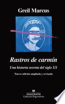 Libro Rastros de carmín