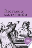 Libro Recetario santafereño