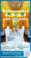 Libro Restaurantes de Madrid con encanto